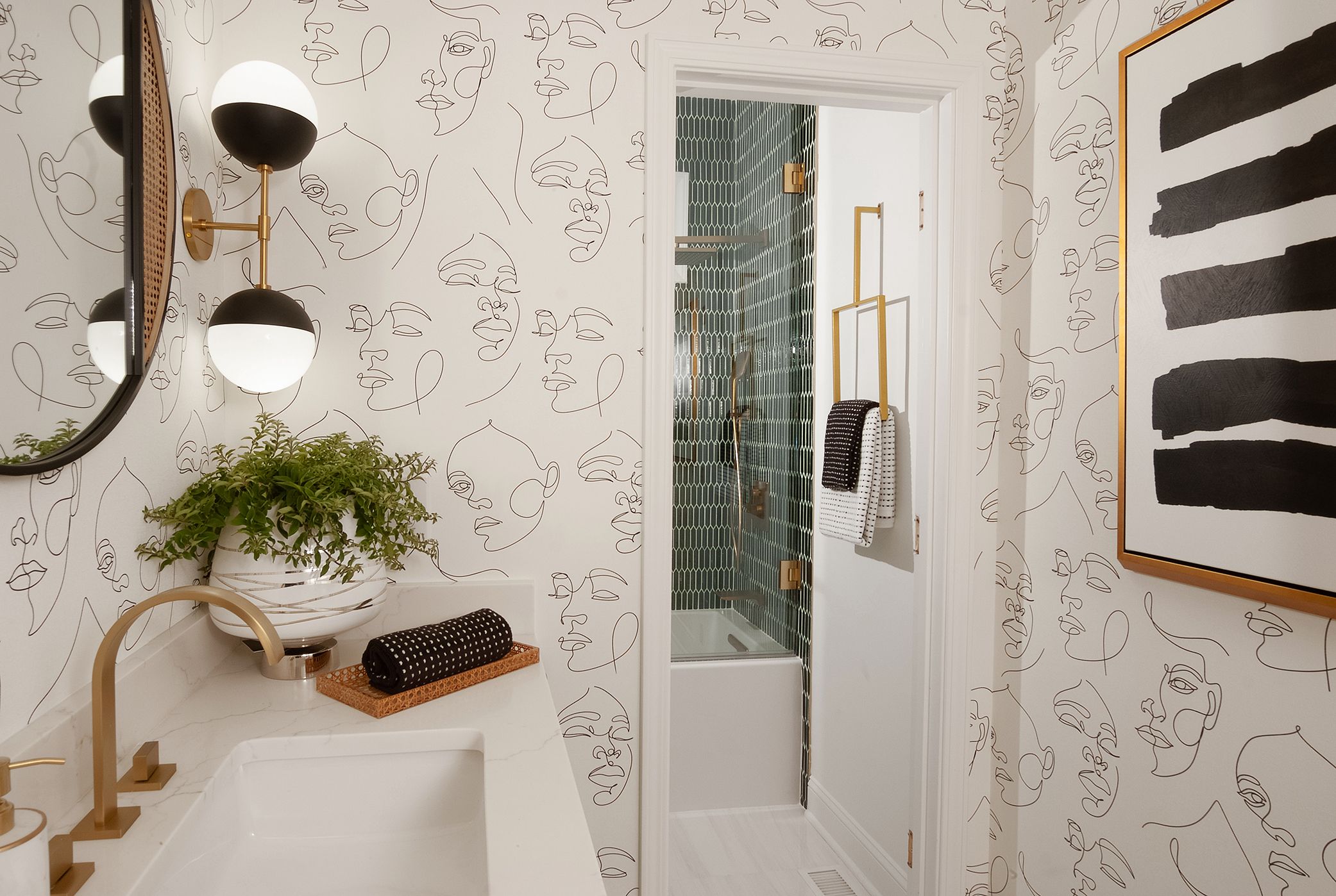 Refined Interior Wallpaper Surface